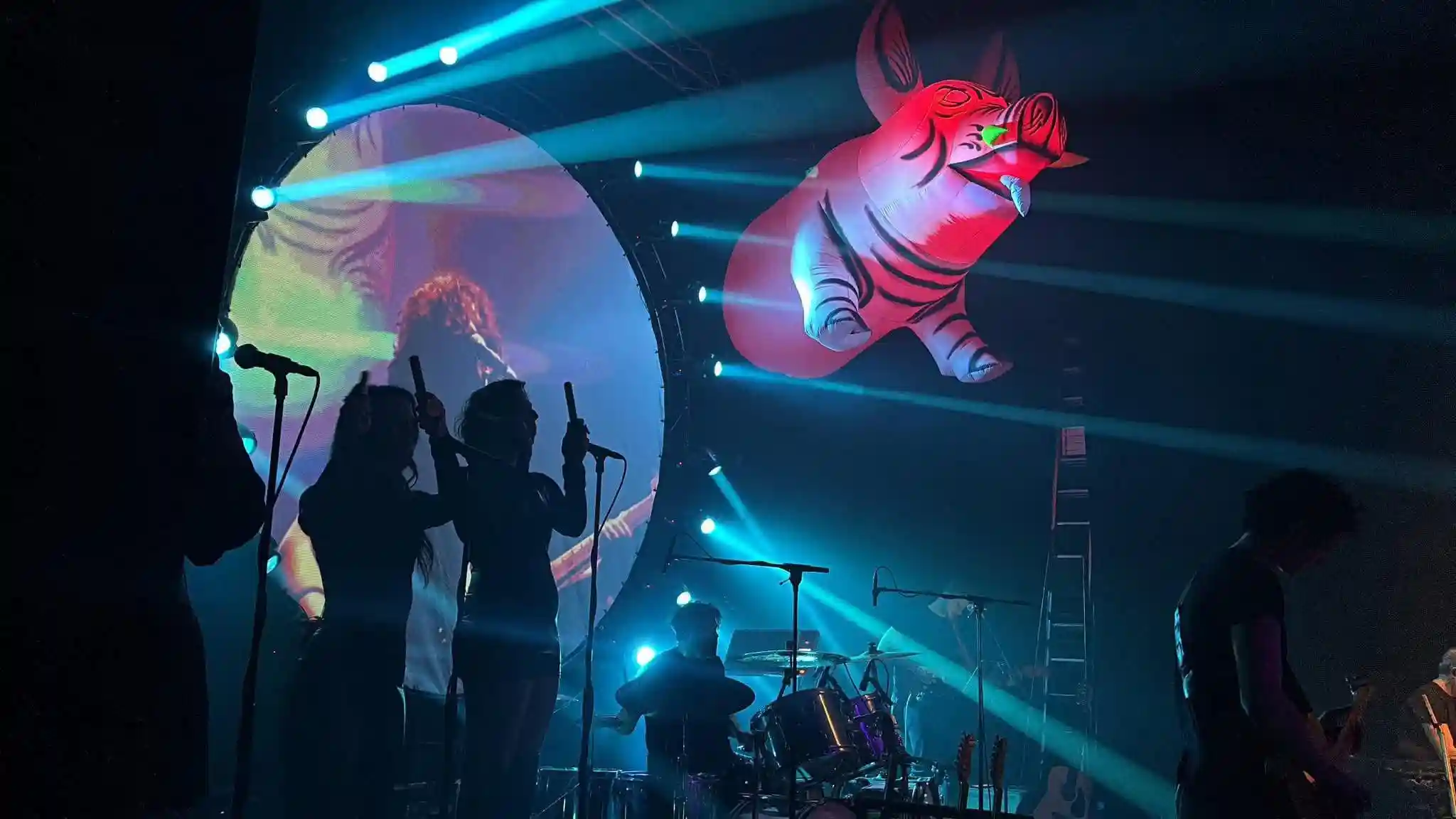 Visual del brano Animals nello show Pink Floyd Immersion